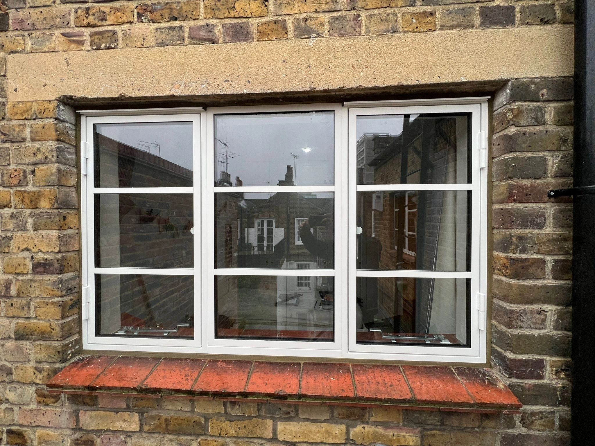 Completed bespoke window installation